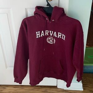 Harvard hooded sweatshirt